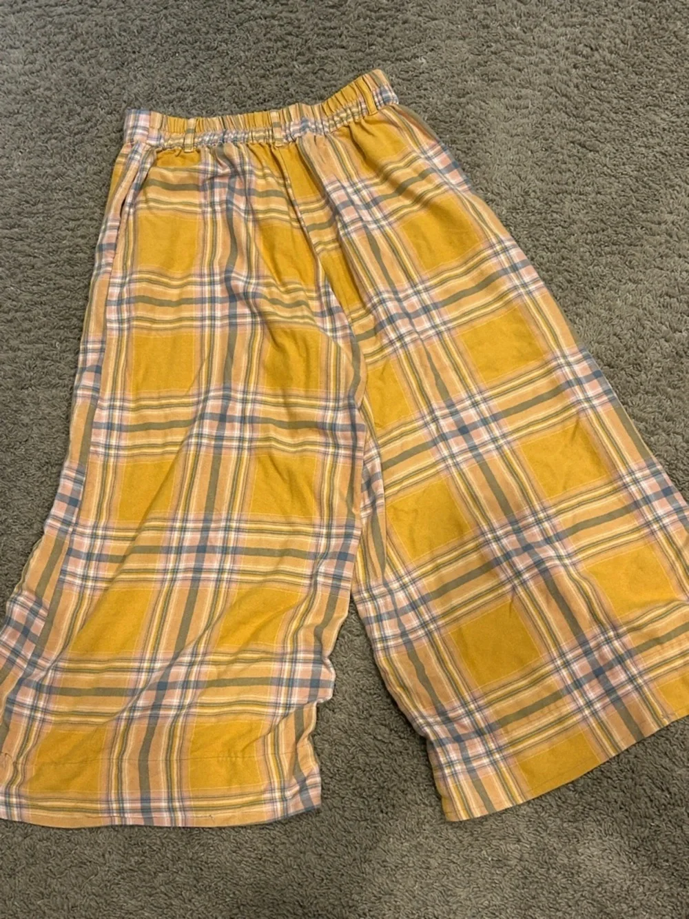 Free People Intimately Good or Plaid Sleep Pants size small